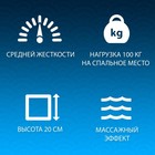Матрас Фабрика сна Medium Massage, размер 120х190 см, высота 20 см, чехол жаккард - Фото 4