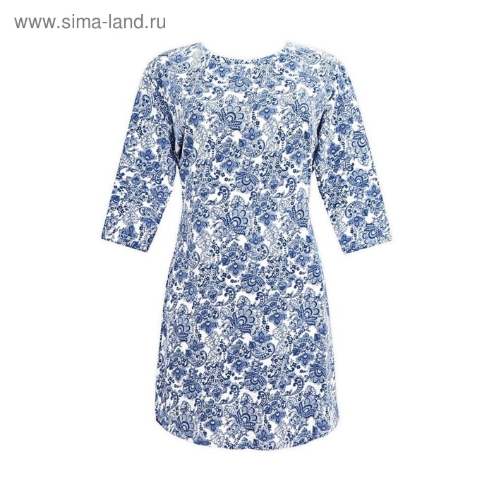 Платье женское, размер 44, цвет голубой Е 5129 - Фото 1