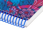 Скетчбук А5, 80 листов на гребне «Морские цветы», обложка мелованный картон - Фото 2