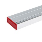 Уровень алюминиевый ЛОМ, 2 глазка, линейка, 1000 мм - Фото 7