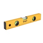 Уровень алюминиевый ТУНДРА, 3 глазка, линейка, 300 мм - Фото 2