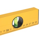 Уровень алюминиевый ТУНДРА, 3 глазка, линейка, 300 мм - Фото 5