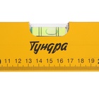 Уровень алюминиевый ТУНДРА, 3 глазка, линейка, 300 мм - Фото 6