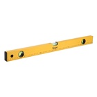 Уровень алюминиевый ТУНДРА, 3 глазка, линейка, 600 мм - Фото 2