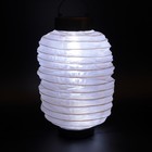 Фонарь садовый на солнечной батарее "Фонарик китайский белый", 15 х 30 см,1 led, текстиль - Фото 6