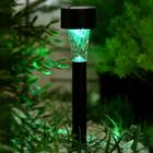 Садовый светильник на солнечной батарее «Трапеция», 4.5 × 30 × 4.5 см, 1 LED, свечение мульти (RGB) - Фото 1