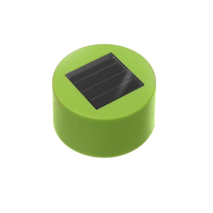 Садовый светильник на солнечной батарее «Зелёная трапеция», 4.5 × 30 × 4.5 см, 1 LED, свечение белое - фото 1899603052