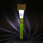 Садовый светильник на солнечной батарее «Зелёная трапеция», 4.5 × 30 × 4.5 см, 1 LED, свечение белое - Фото 8