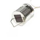 Садовый светильник на солнечной батарее «Лампочка зелёная», 8 × 14 × 8 см, 5 LED, свечение белое - Фото 6