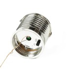 Садовый светильник на солнечной батарее «Лампочка зелёная», 8 × 14 × 8 см, 5 LED, свечение белое - Фото 7