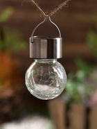 Садовый светильник «Лампочка», уличный, на солнечной батарее, 6×9 см, 1 LED, свечение белое - Фото 3