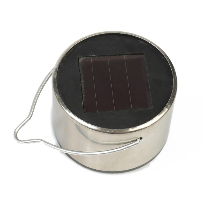 Садовый светильник на солнечной батарее «Лампочка», 7 × 9 × 7 см, 1 LED, свечение белое - фото 1909856518