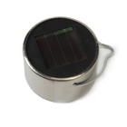 Фонарь садовый на солн. бат. "Лампочка Синяя" 6 х 9 см, 1 LED, стекло, БЕЛЫЙ - Фото 5