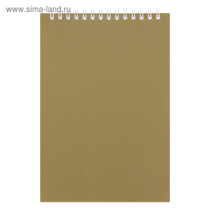 Блокнот А4, 60 листов на гребне "Золотой", обложка дизайнерский картон - Фото 1