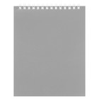 Блокнот А5, 60 листов на гребне "Серебро", обложка дизайнерский картон - Фото 1