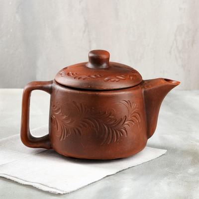 Чайник для заварки "Red Clay", декор, красная глина, 1.7 л