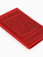 Обложка для паспорта, герб+ кремль, красная - Фото 3