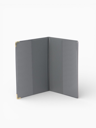 Обложка для паспорта, пвх, 9.5×0.5×13.5 см, чёрный, МИКС