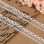 Кружево капроновое, 10 мм, 10±1 м, цвет белый - Фото 2