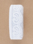 Кружево капроновое, 23 мм, 10±1 м, белое - Фото 3