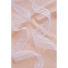 Кружево капроновое, 35 мм × 10 ± 1 м, цвет белый - Фото 4