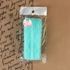 Кружево капроновое, 40 мм × 10 ± 1 м, цвет мятный - Фото 4