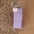 Кружево капроновое, 35 мм, 10±1 м, цвет сиреневый - Фото 4