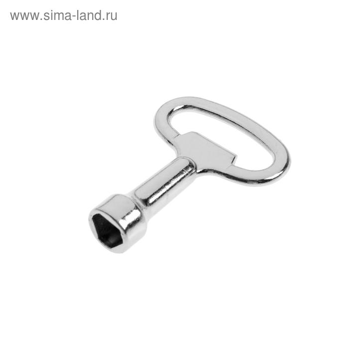 Ключ для замка ТУНДРА, трехгранный - Фото 1