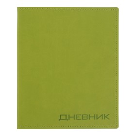 Премиум-дневник универсальный, для 1-11 класса Vivella, обложка искусственная кожа, салатовый