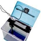 Аквариум SeaStar HX-390F в комплекте: LED-лампа 3х цветная, 7 режимов, фильтр, 30 л, голубой - Фото 4