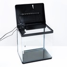 Аквариум SeaStar LS-380F в комплекте: LED-лампа, фильтр, 30 л, черный - Фото 3