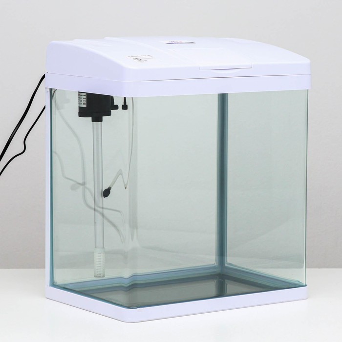 Аквариум SeaStar LS-380F в комплекте: LED-лампа, фильтр, 30 л, белый - Фото 1