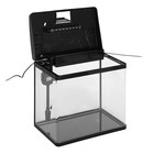 Аквариум SeaStar LS-500F в комплекте: LED-лампа двухцветная, фильтр, 56 л, черный - Фото 3