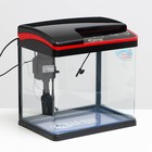 Аквариум SeaStar HX-319F в комплекте: LED-лампа, фильтр, 18 л, черный - Фото 1