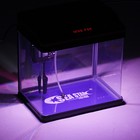 Аквариум SeaStar HX-319F в комплекте: LED-лампа, фильтр, 18 л, черный - Фото 2