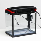 Аквариум SeaStar HX-319F в комплекте: LED-лампа, фильтр, 18 л, черный - Фото 4