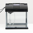 Аквариум SeaStar HX-240F в комплекте: LED-лампа, фильтр, 10 л, черный - Фото 2