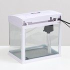 Аквариум SeaStar HX-240F в комплекте: LED-лампа, фильтр, 10 л, белый - Фото 4