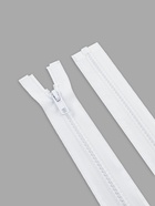 Молния «Трактор», №5, разъёмная, замок автомат, 60 см, белая - Фото 3