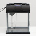Аквариум SeaStar HX-240ZF в комплекте: LED-лампа двухцветная, фильтр 200 л/ч, 12 л, черный - Фото 2