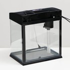Аквариум SeaStar HX-240ZF в комплекте: LED-лампа двухцветная, фильтр 200 л/ч, 12 л, черный - Фото 4