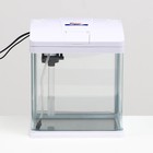 Аквариум SeaStar HX-240ZF в комплекте: LED-лампа двухцветная, фильтр 200 л/ч, 12 л, белый - Фото 2