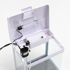 Аквариум SeaStar HX-240ZF в комплекте: LED-лампа двухцветная, фильтр 200 л/ч, 12 л, белый - Фото 5