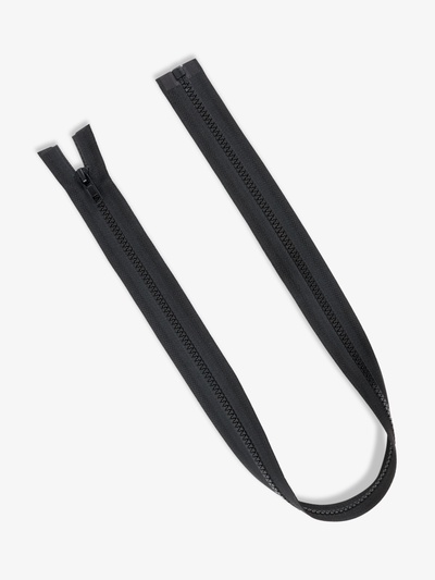 Молния «Трактор», №5, разъёмная, замок автомат, 70 см, чёрная