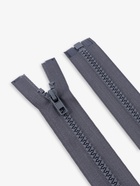 Молния «Трактор», №5, разъёмная, замок автомат, 80 см, тёмно-серая - Фото 2