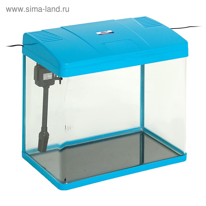 Аквариум SeaStar LS-500F 56 л, голубой (LED-лампа двухцветная, 4 Вт; Фильтр 800 л/ч, 15 Вт) 281334 - Фото 1