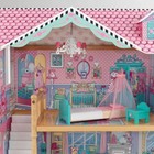Домик кукольный KidKraf «Аннабель», трёхэтажный, с мебелью - Фото 3