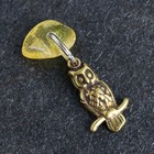 Брелок-талисман "Сова", натуральный янтарь - фото 8680282