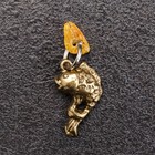 Брелок-талисман "Рыбка", натуральный янтарь - фото 8680292