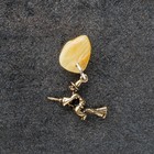 Брелок-талисман "Ведьма", натуральный янтарь - фото 8680318